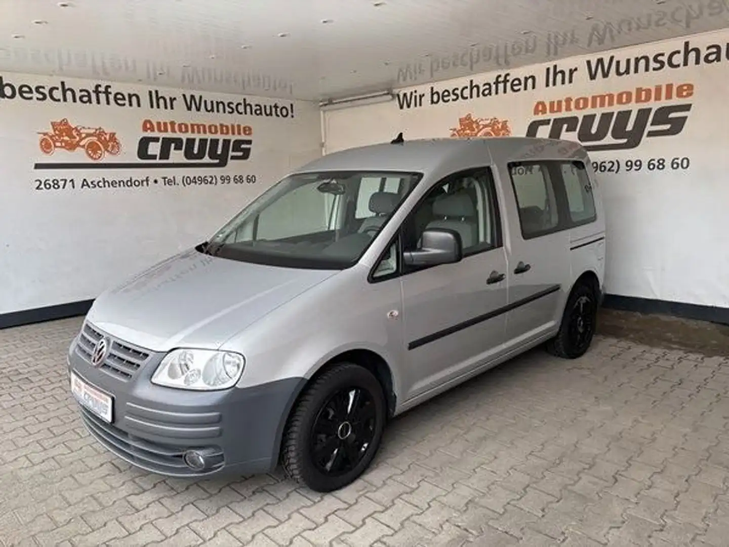 Volkswagen Caddy 1.9 TDI DSG Behindertengerecht/Sebstfahrer Silber - 1