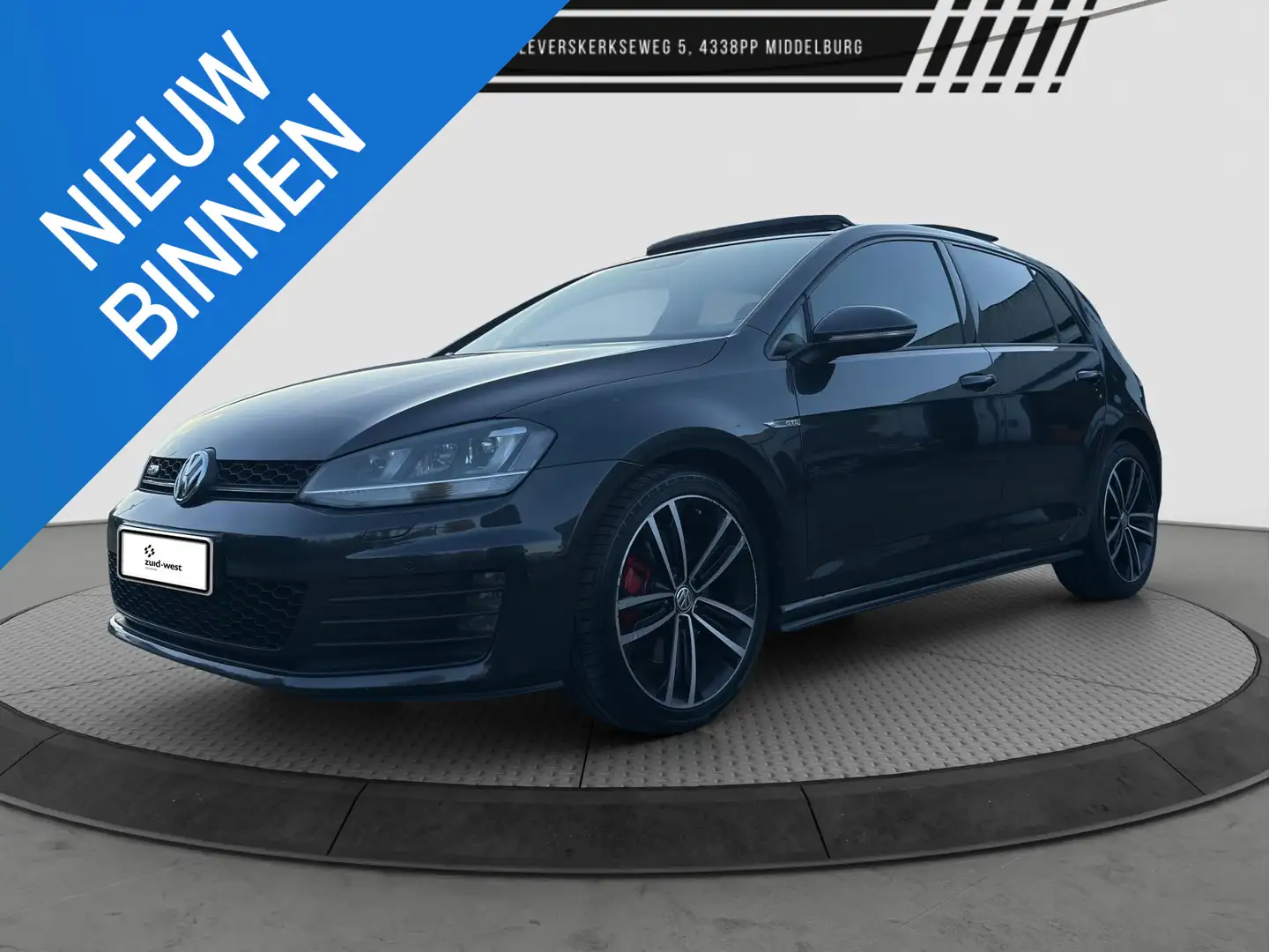 Volkswagen Golf GTD 2.0 TDI Pano DSG Leder Dynaudo Camera Zwart - 1