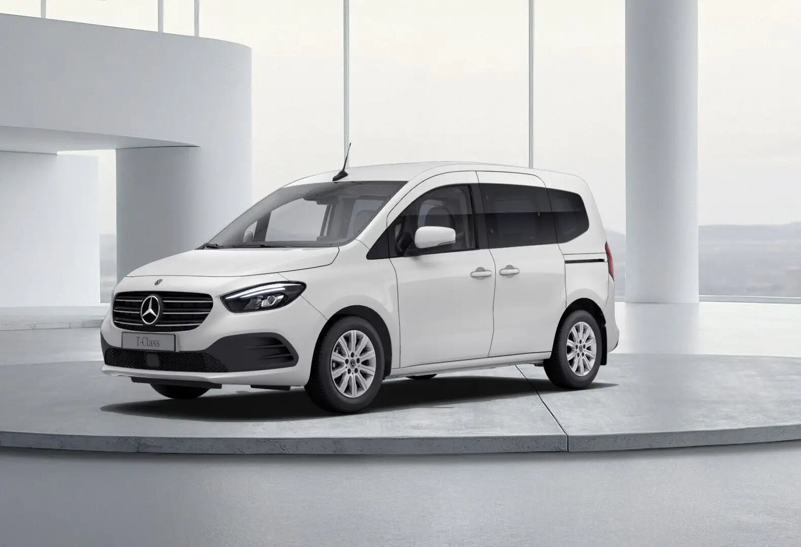 Mercedes-Benz T-Klasse T 180 d STYLE Standard Aut. Navi Cam SHZ LED Weiß - 2