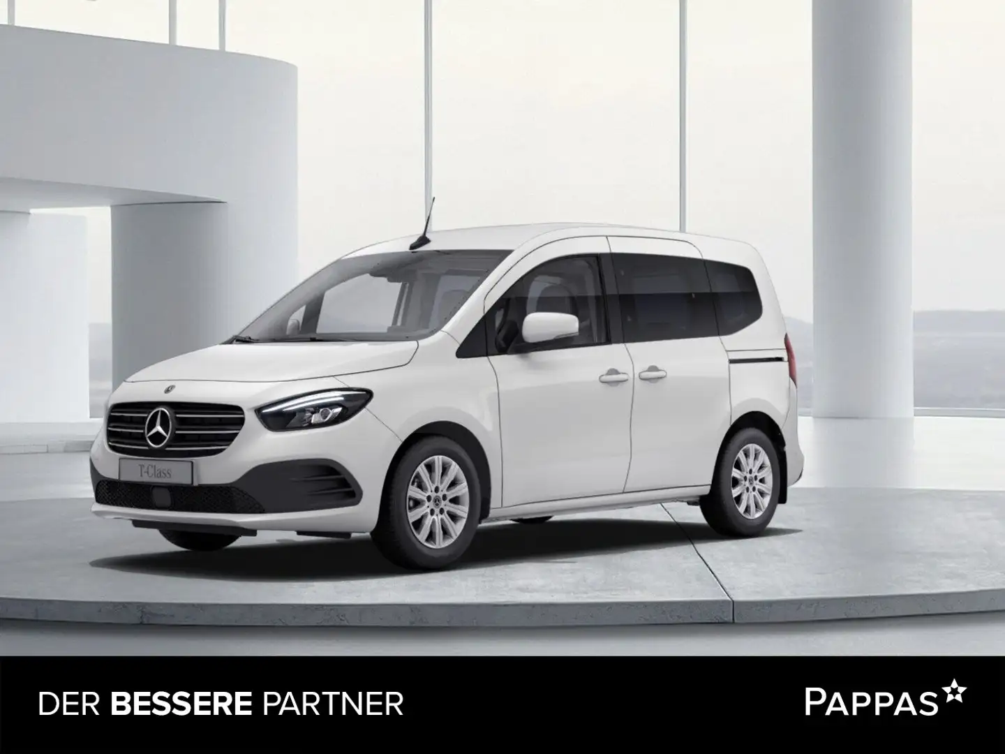 Mercedes-Benz T-Klasse T 180 d STYLE Standard Aut. Navi Cam SHZ Leder Weiß - 1