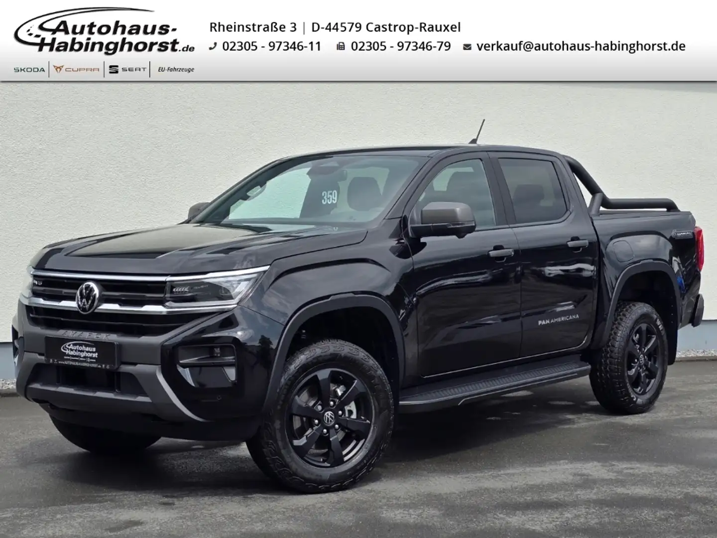 Volkswagen Amarok 3.0 TDI DSG 4Motion PanAmericana AHK Matrix Navi Negru - 1