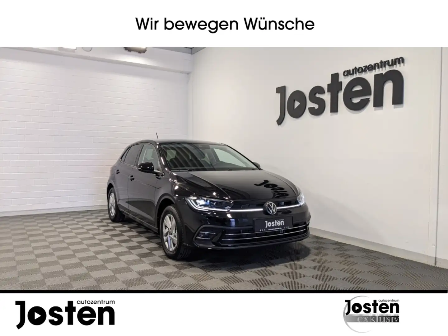 Volkswagen Polo Style 1.0 TSI DSG IQ.Light Virtual CarPlay SHZ Zwart - 1