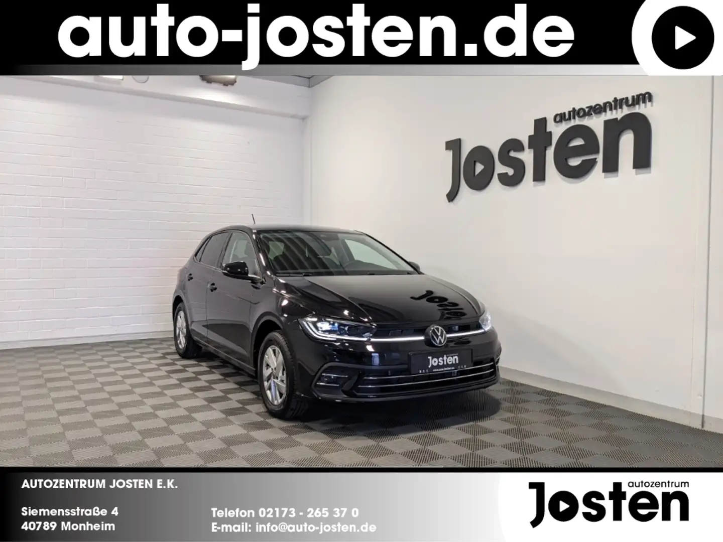Volkswagen Polo Style 1.0 TSI DSG IQ.Light Virtual CarPlay SHZ Schwarz - 1