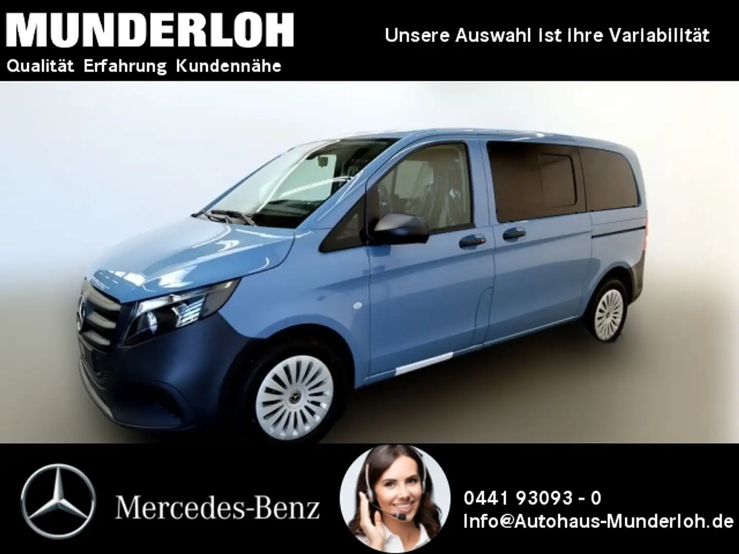 Mercedes-Benz Vito 114 CDI Tourer PRO Kompakt STANDHZG+AUTOM. Bleu - 1
