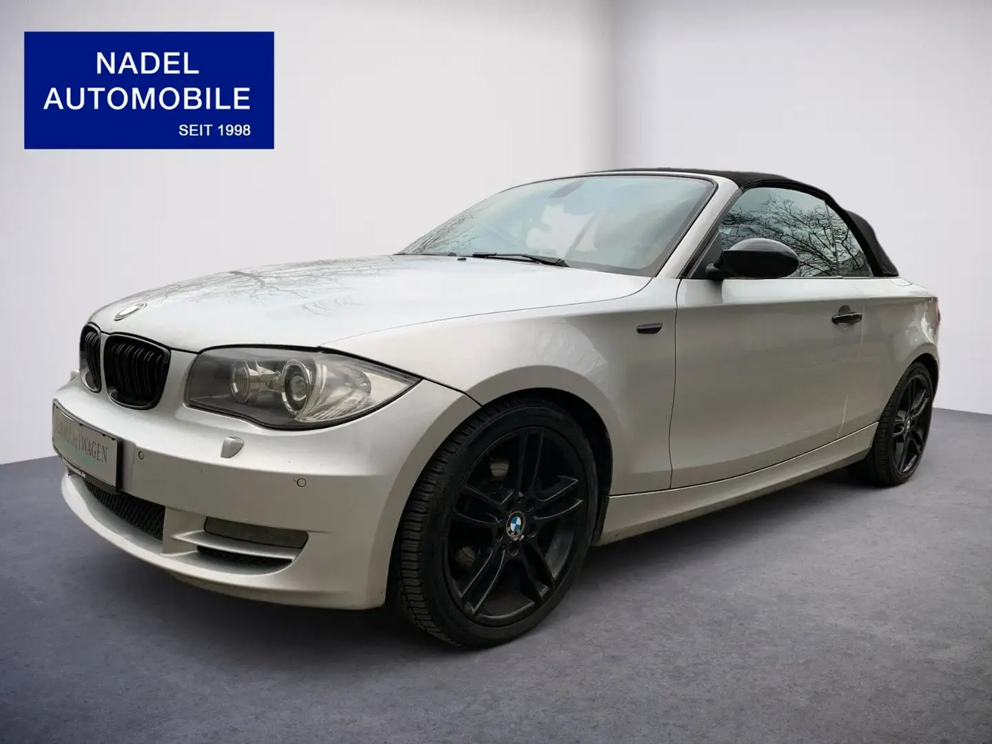 BMW 120 d Cabrio/Leder/Xenon/eSitze/Navi/Tempomat Silber - 1