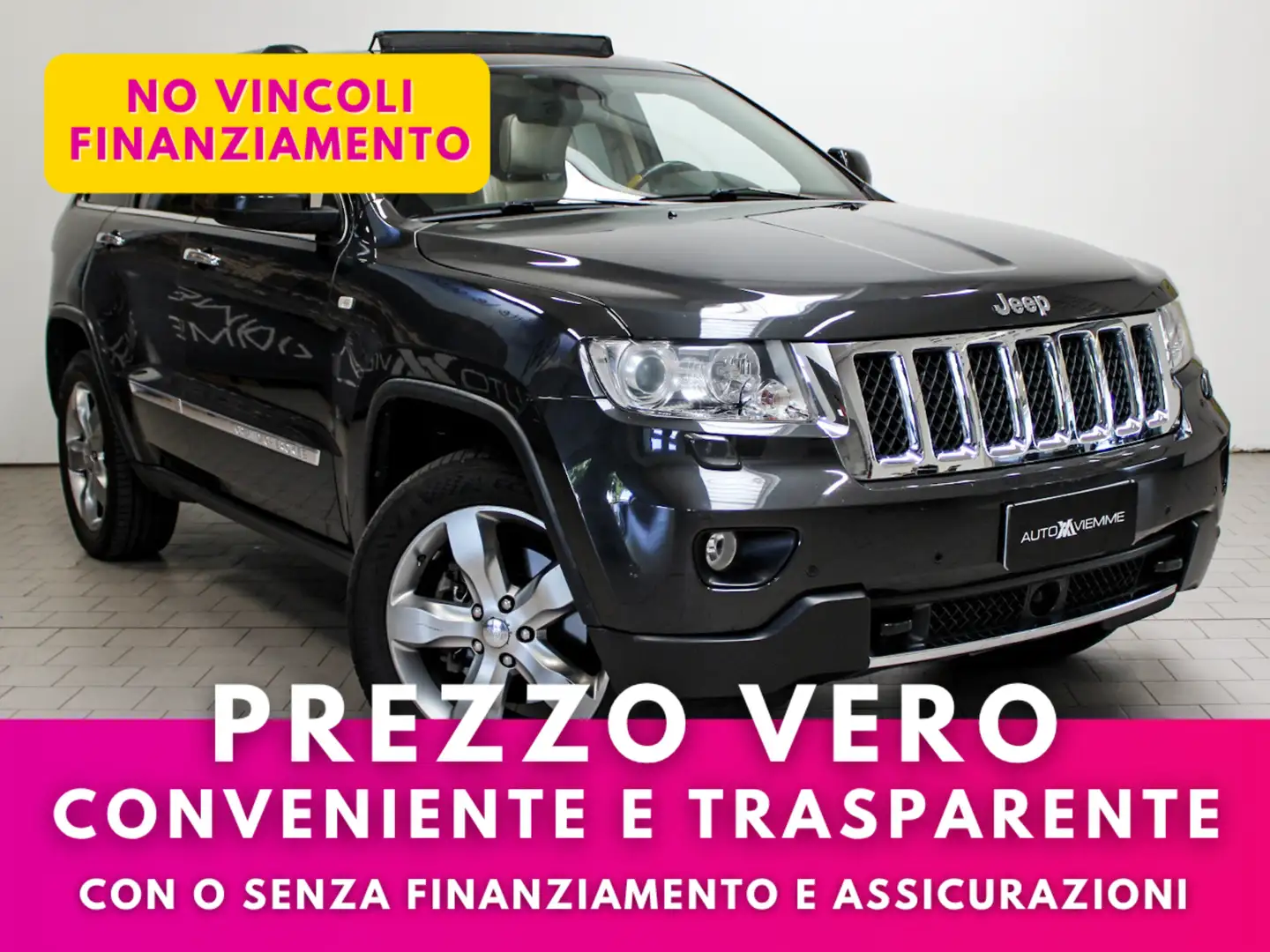 Jeep Grand Cherokee 3.0 crd Overland automatica 240cv Grigio - 1