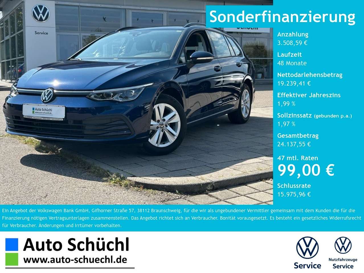 Volkswagen Golf 2023 — Variant 1.5 TSI DSG Life AHK+APP-CONNECT+AC
