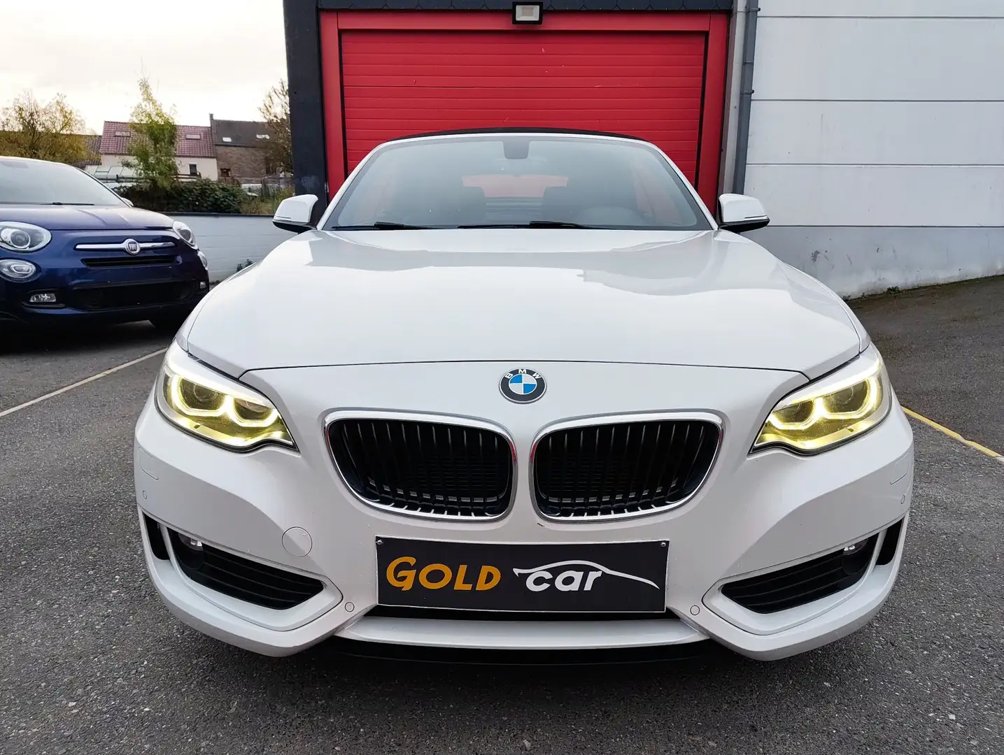 BMW 218 Cabriolet 218d *TVA*LED*BI XENON*CUIR*NAVIGATION* Blanc - 2