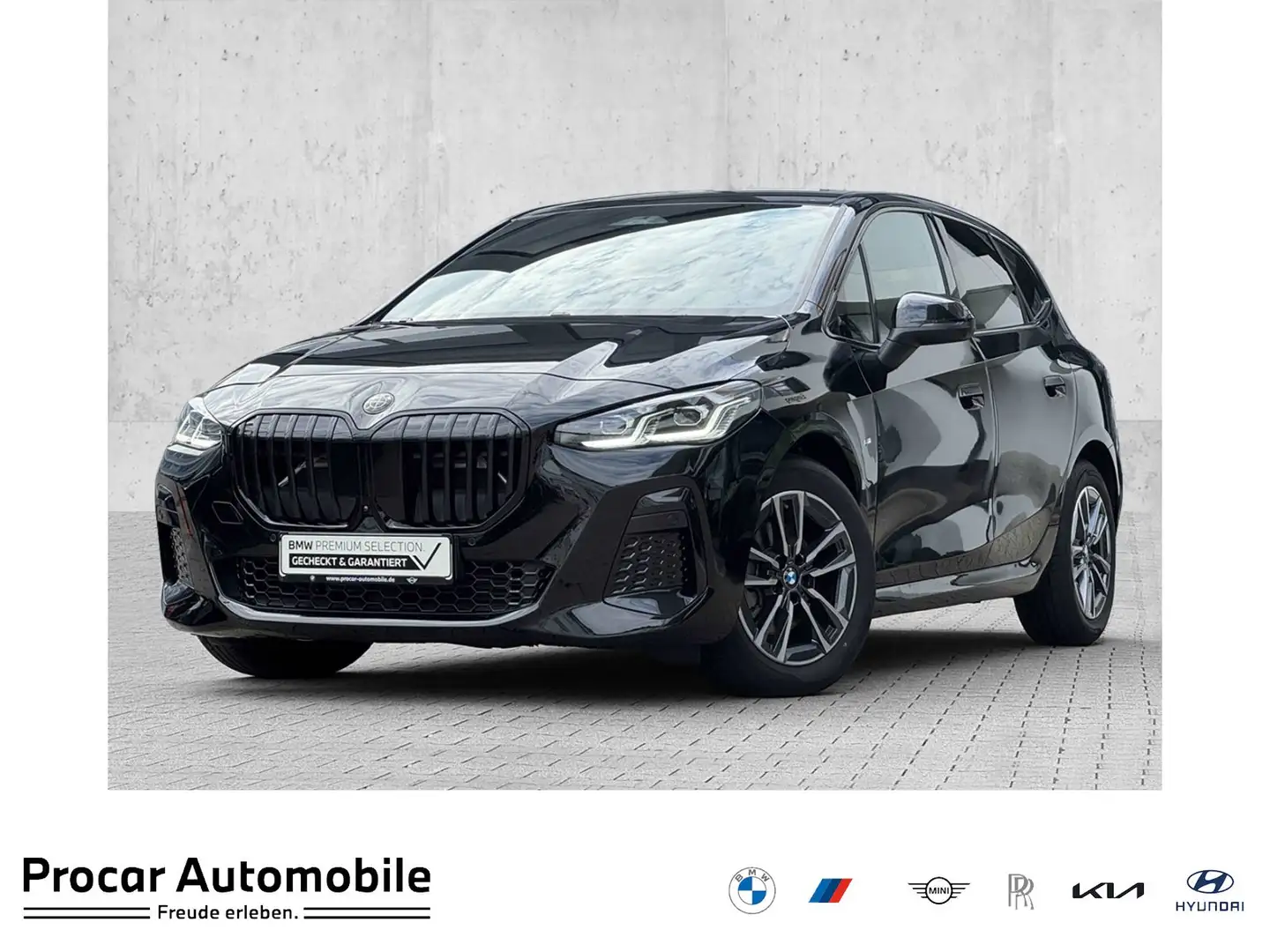 BMW 218 i Active Tourer M Sport AdapLED PA+ HuD DAB Schwarz - 1