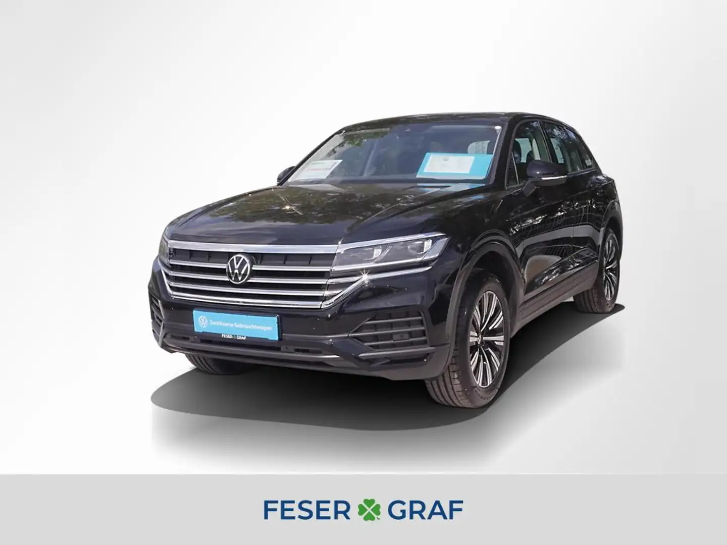 Volkswagen Touareg 3.0TDI 4M ACC AHK Leder Navi RüKa Sitzh. Schwarz - 1