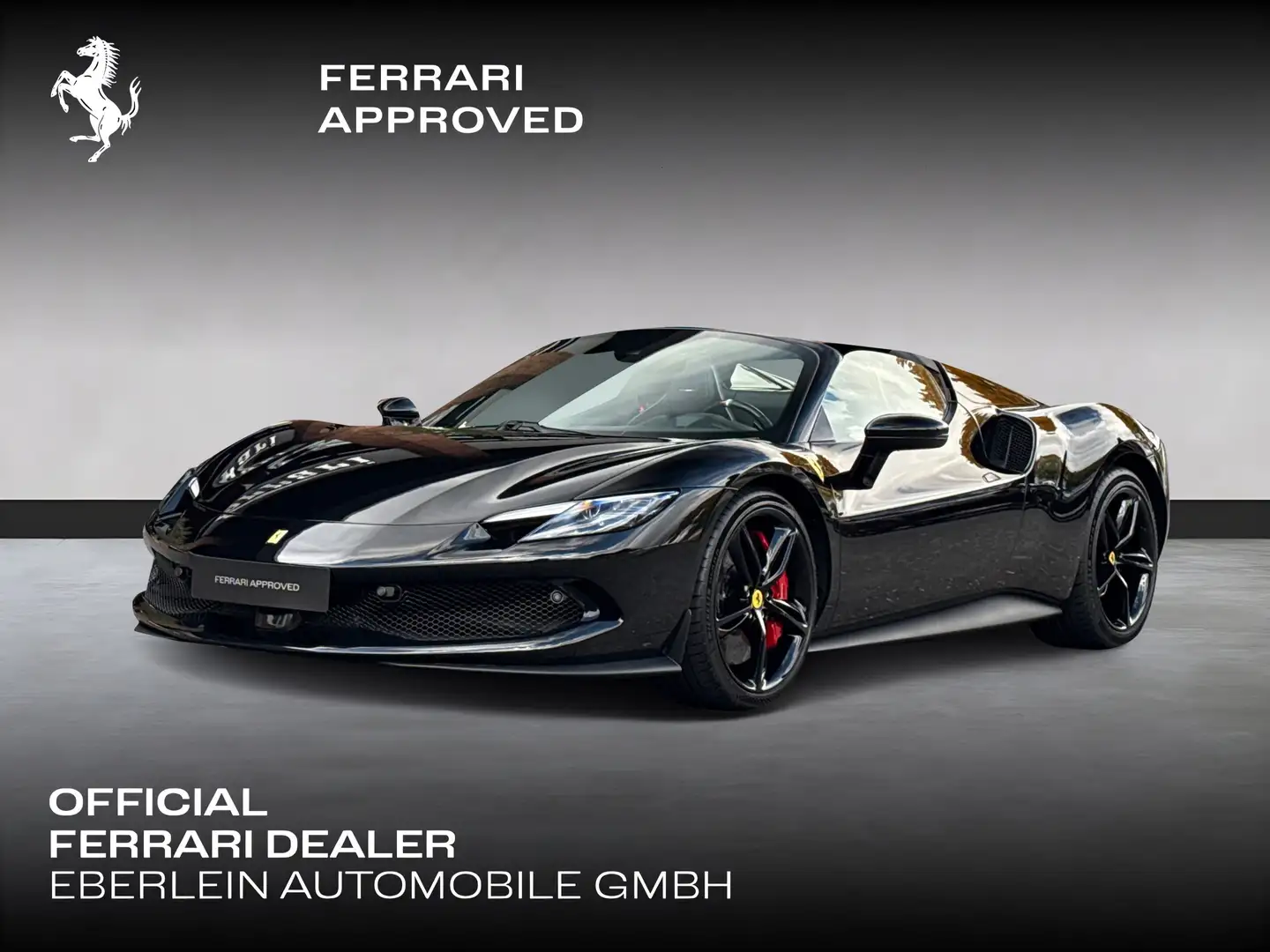 Ferrari 296 GTS *Embleme*Navi*PDC*Klima*Leder* Чёрный - 1