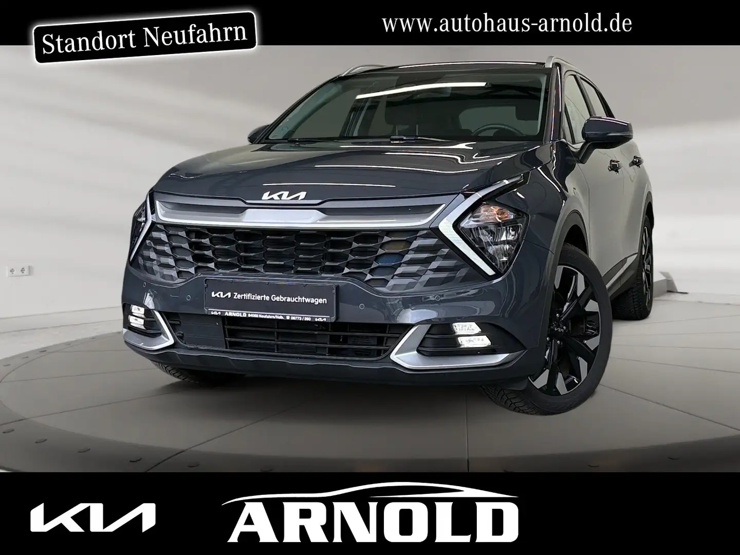 Kia Sportage Sportage 1.6 PHEV VISION AWD LED Abstandstemp. ! Grau - 1