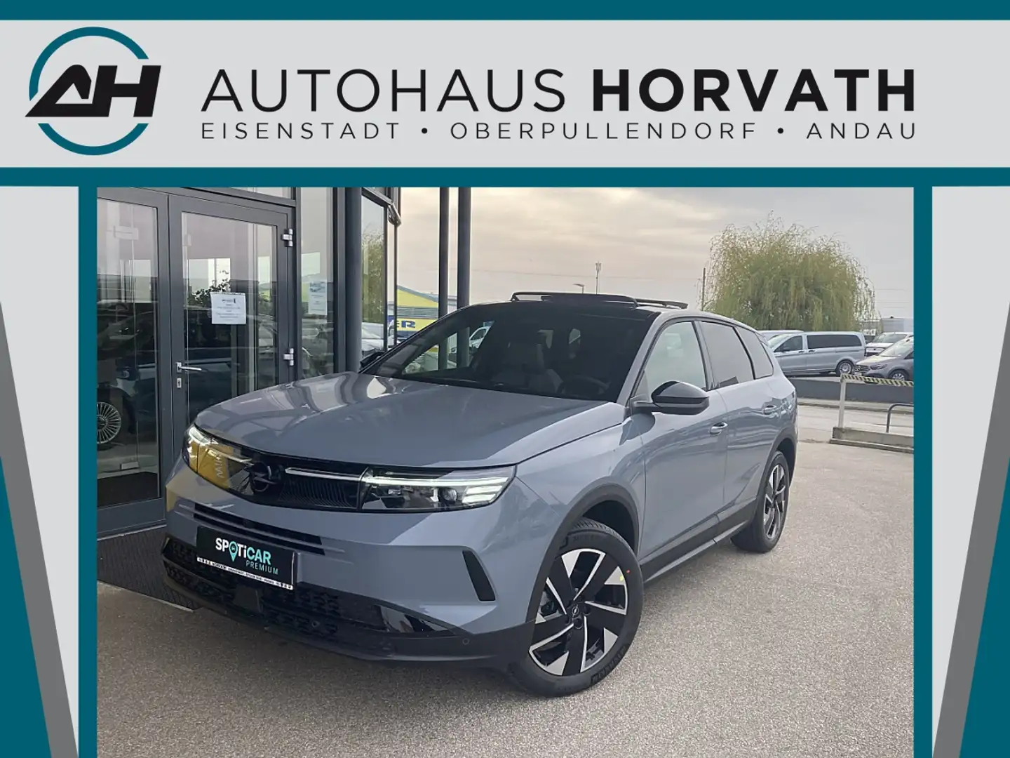 Opel Grandland 1.2 MHEV GS Aut.!PANO,MATRIXLED,NAVI,TOP! Grau - 1