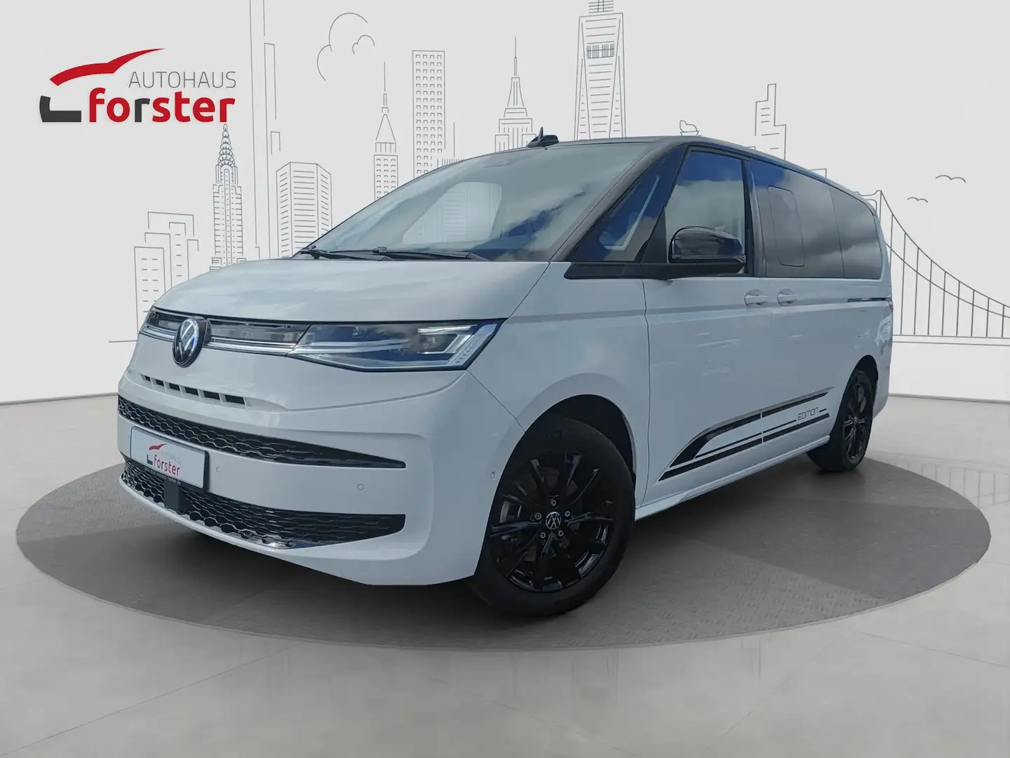 Volkswagen T7 Multivan Edition lang AHK Panodach Standheiz. Blanc - 1