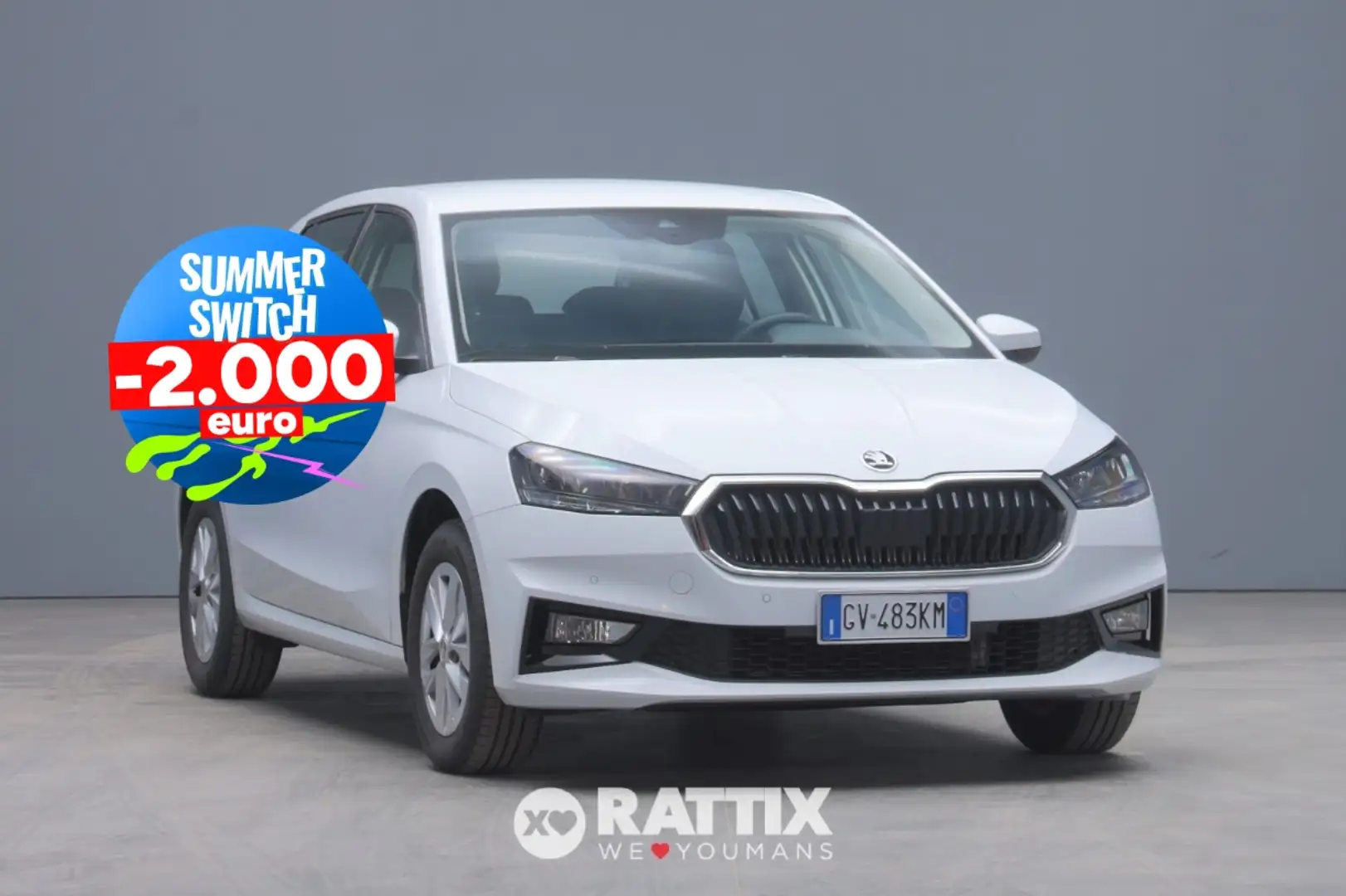 Skoda Fabia 1.0 MPI EVO 80CV Selection Blanc - 1