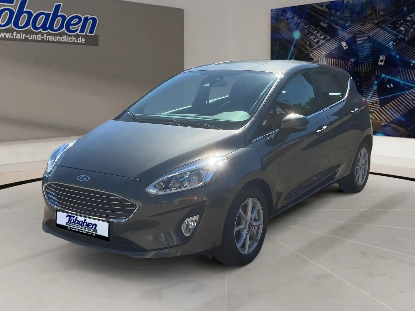 Ford Fiesta Titanium + Winterpaket + PDC Gris - 1