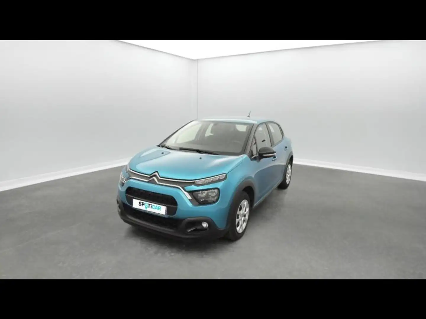 Citroen C3 1.5 BlueHDi 100ch S\u0026S Feel E6.d Bleu - 1