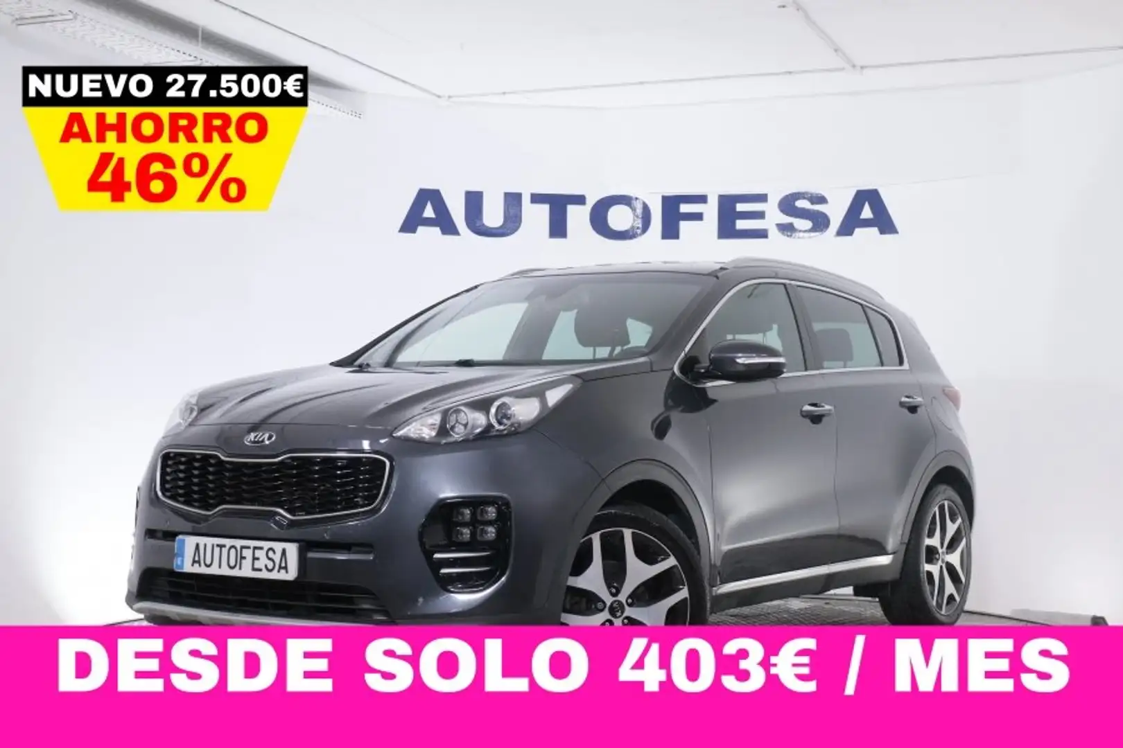 Kia Sportage 1.7CRDI GT LINE 115CV 5P # CUERO, NAVY, PARKTRONIC - 1