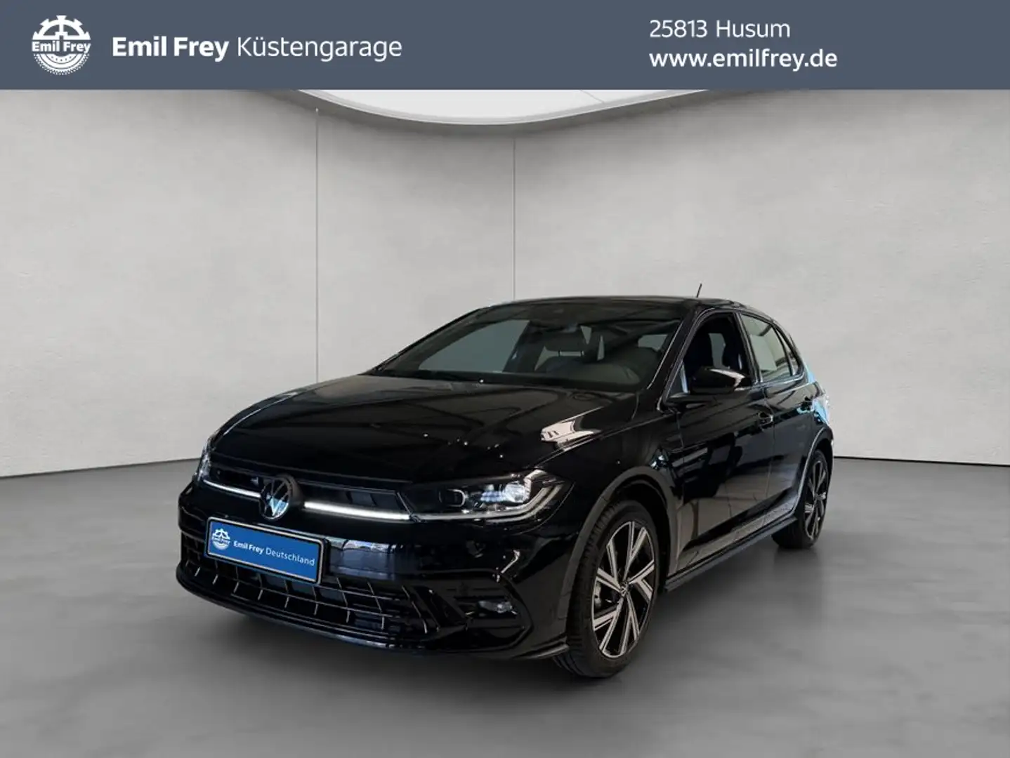 Volkswagen Polo R-Line 1,0 l TSI OPF DSG,ACC,NAVI,RFK Noir - 1