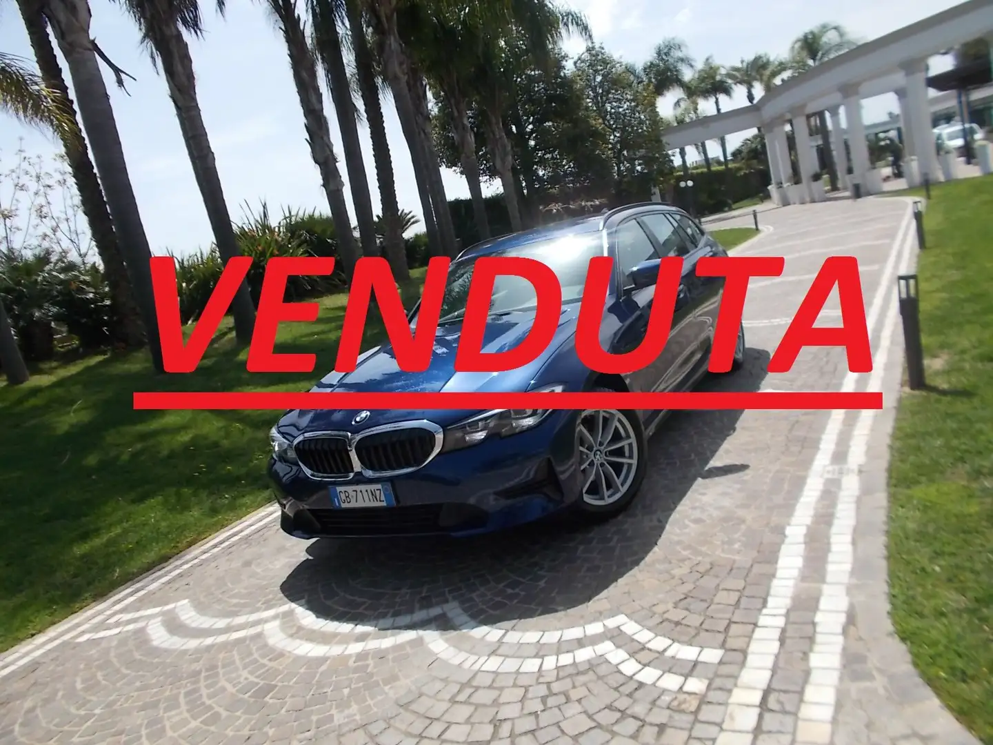 BMW 318 d Touring 150cv Autom. *FULL OPT.* pari al NUOVO Blu/Azzurro - 1