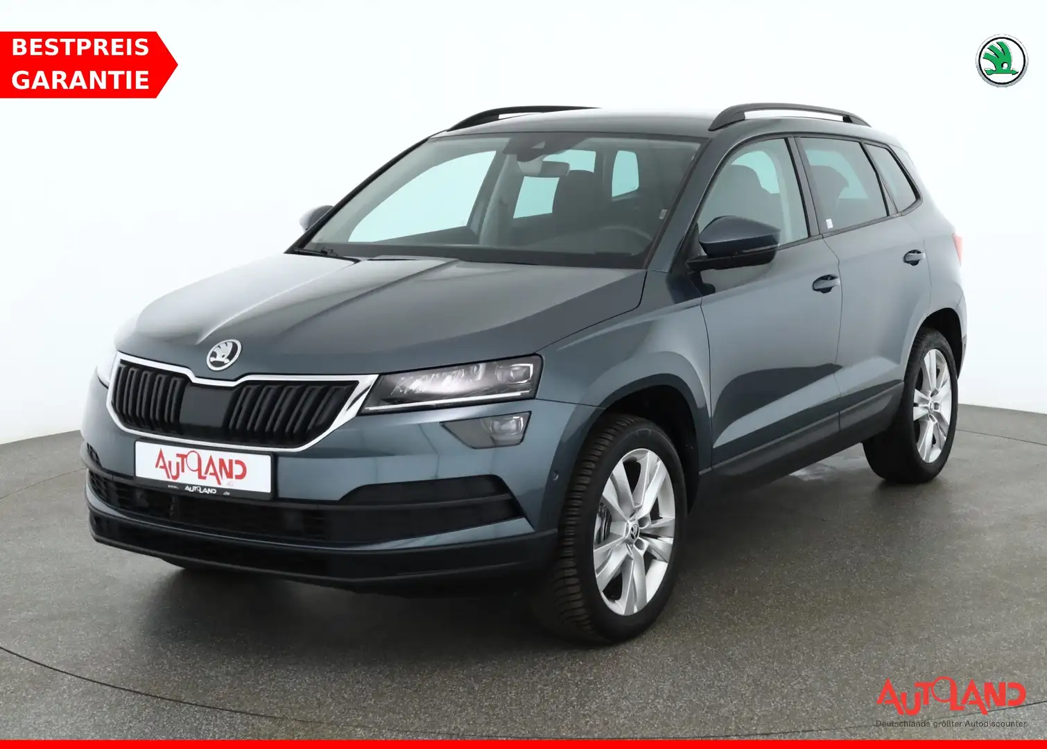 Skoda Karoq 2.0 TDI DSG 4x4 Style LED Navi AHK ACC DAB Grau - 1
