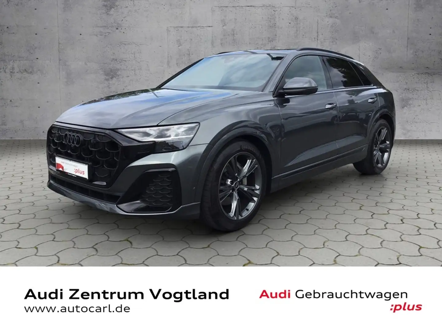 Audi Q8 50TDI qua S line/Standh/360Kam/Sitzlüftung quattr Grau - 1
