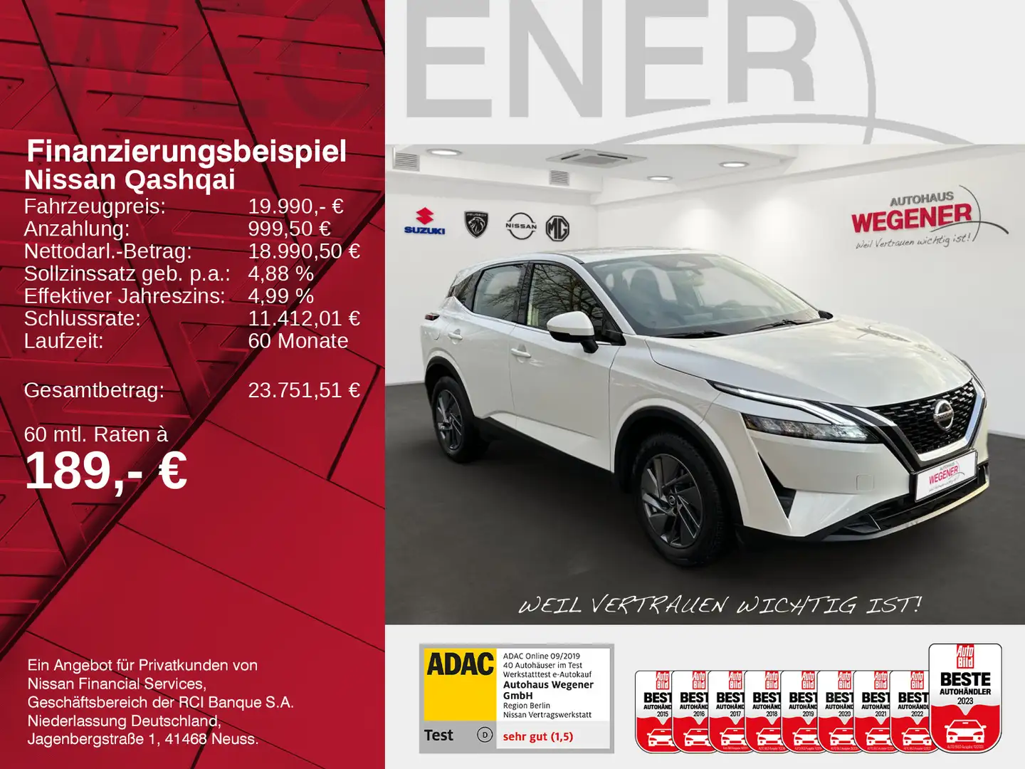 Nissan Qashqai QASHQAI ACENTA 1.3 DIG-T MT MHEV CARPLAY KAMERA Blanc - 2