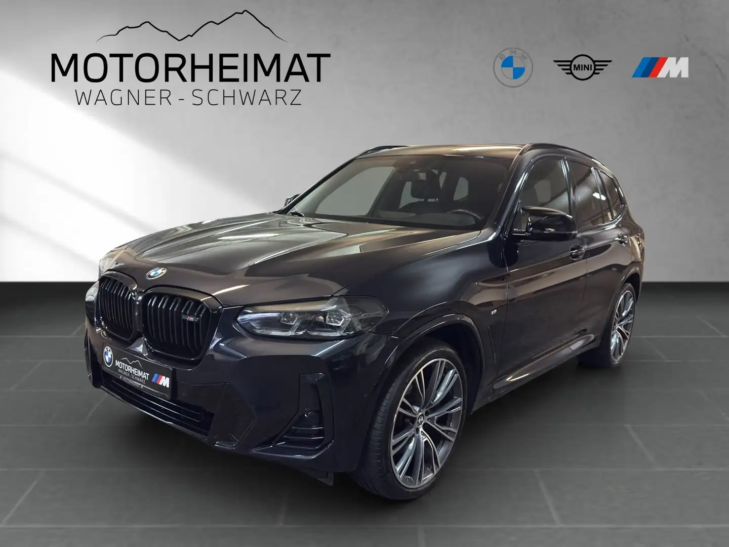 BMW X3 M 40i 21" Pano 360° AHK H&K 4xSHZ Schwarz - 1