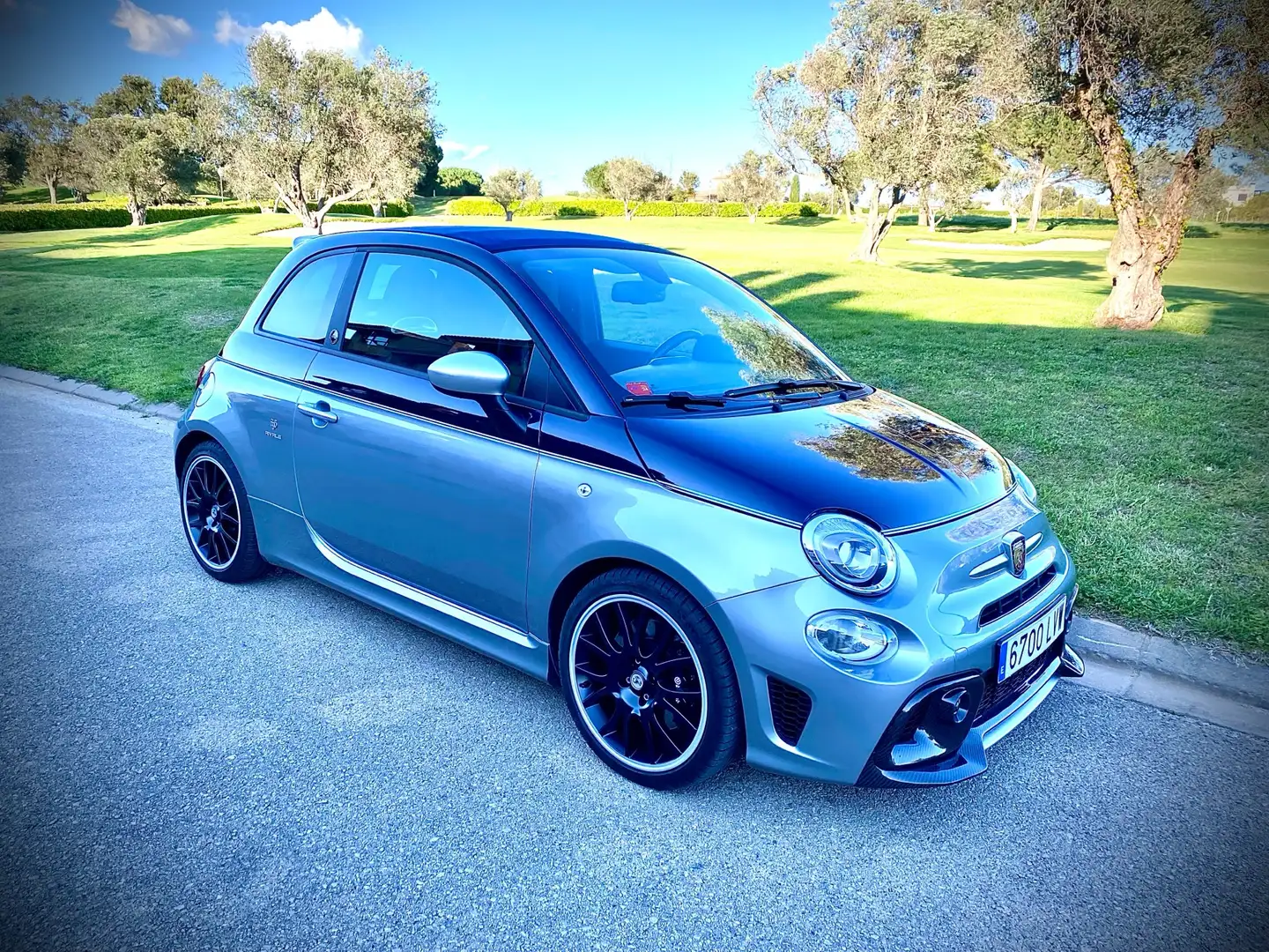 Abarth 695C 1.4 Turbo 16V T-Jet 180 ch BVM5 Rivale Blue - 1