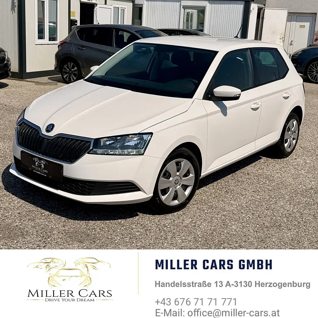 Skoda Fabia Ambition 1,0*Servicegepflegt*neues ÖAMTC Pickerl* Weiß - 1