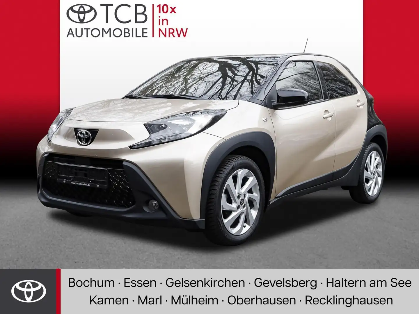 Toyota Aygo X 1.0 PULSE KLIMA LM-FELGEN BT Beige - 1