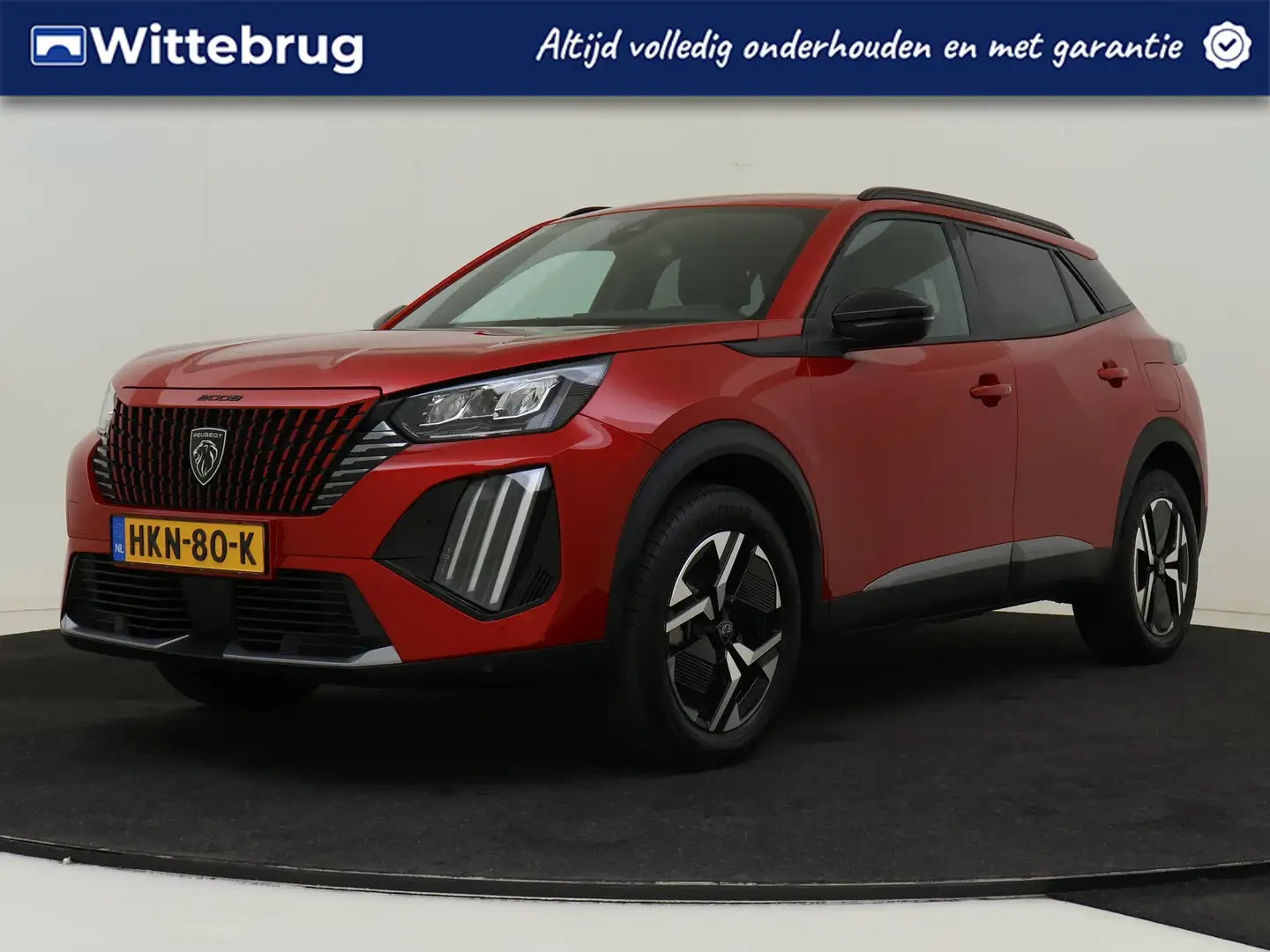 Peugeot 2008 1.2 PureTech 130 Allure Automaat | Climate Control Rood - 1