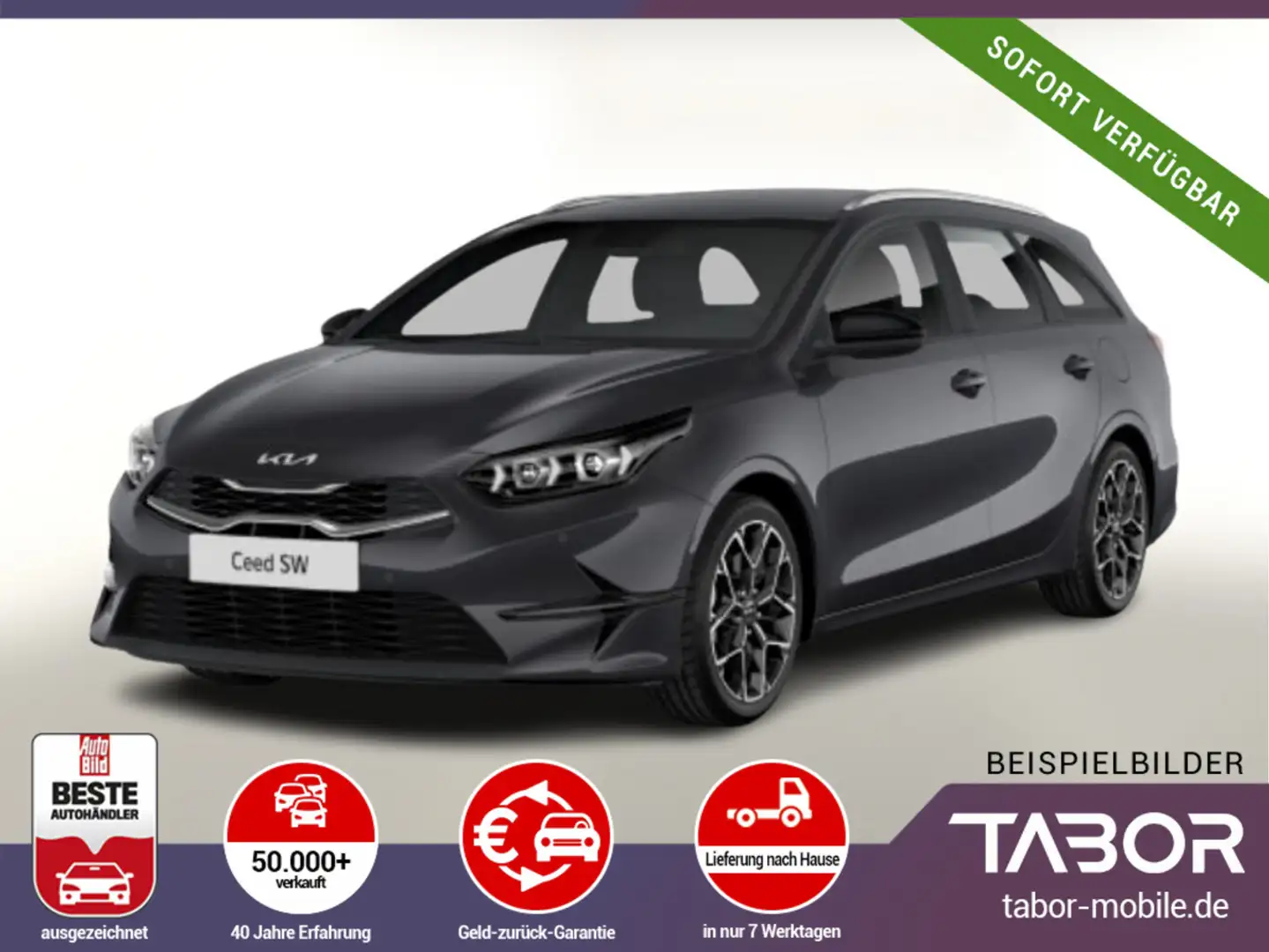 Kia Ceed SW / cee'd SW Ceed SW 1.0 T-GDI 100 Nav SHZ Kam PDC Tempomat Grau - 1