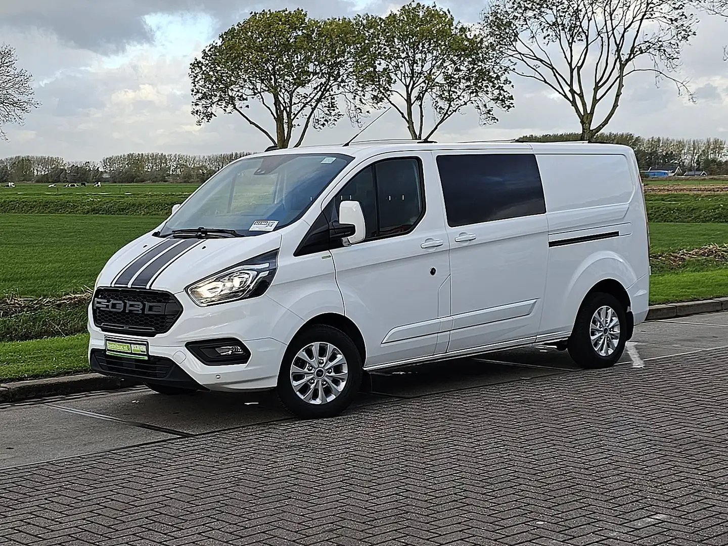 Ford Transit Custom 2.0 L2 DubbelCabine Navi Wit - 2