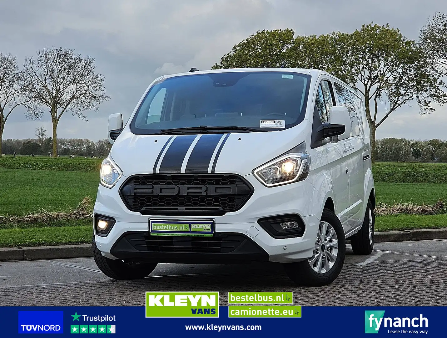 Ford Transit Custom 2.0 L2 DubbelCabine Navi Wit - 1