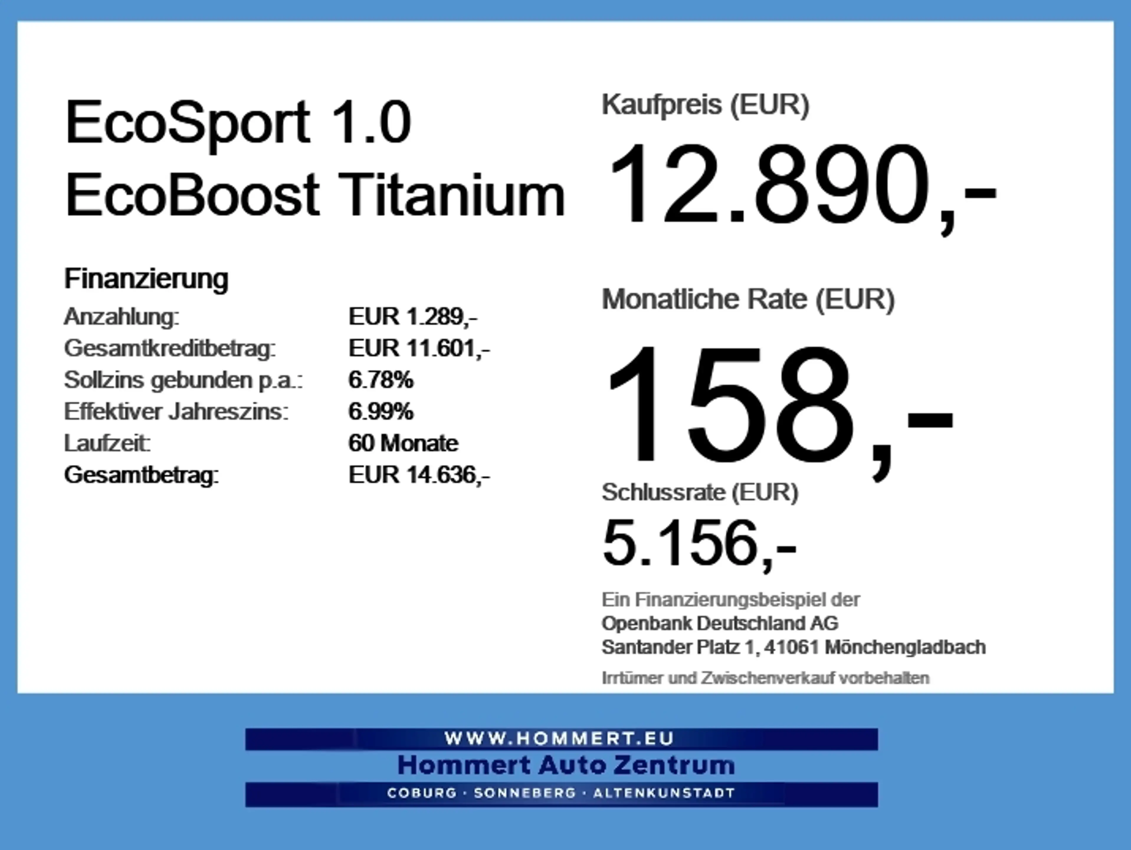 Ford EcoSport 1.0 EcoBoost Titanium *beh.Lenk*Tempomat — photo 6