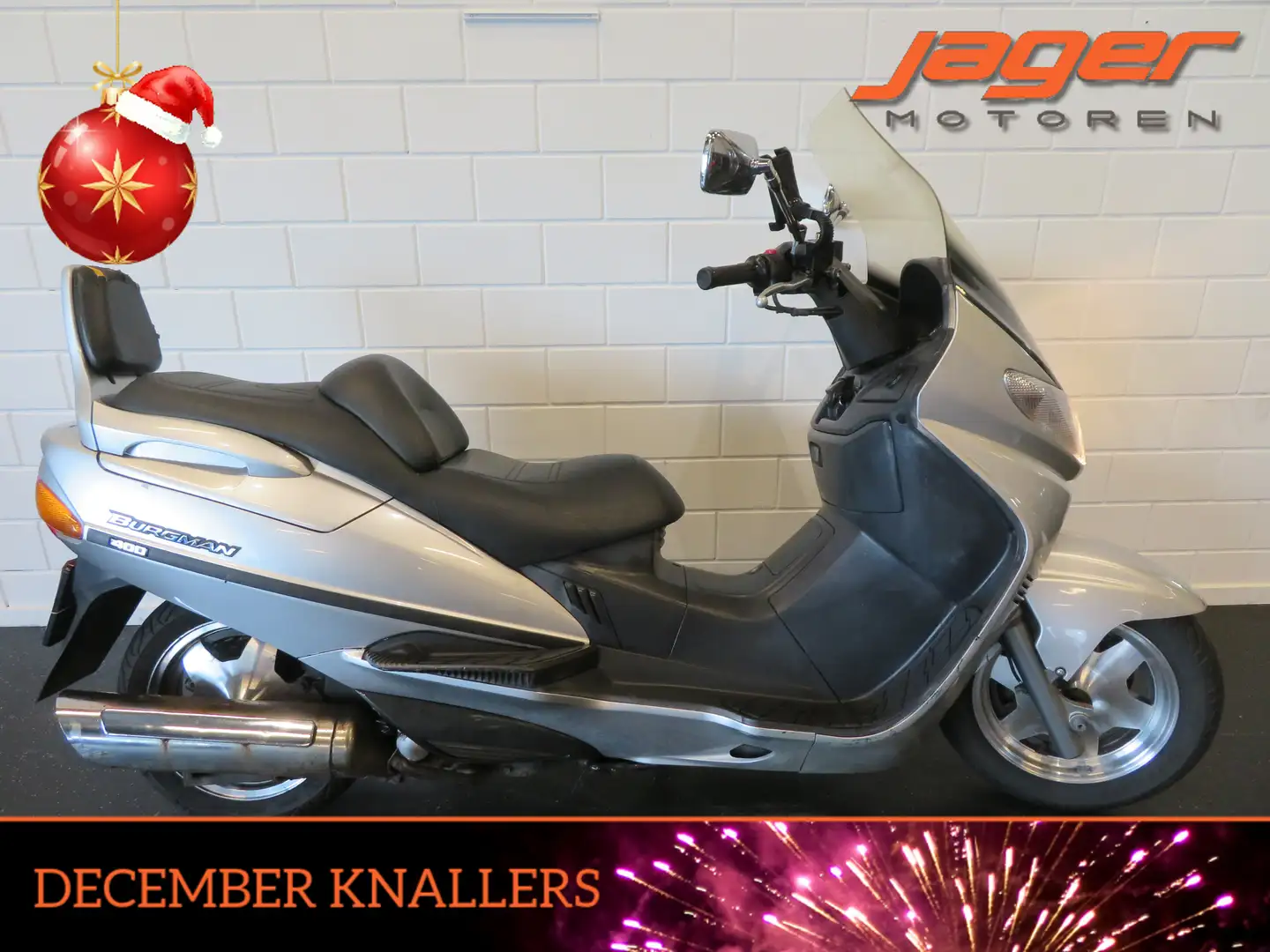 Suzuki Burgman 400 DEGELIJKE SCOOTER!! Zilver - 1