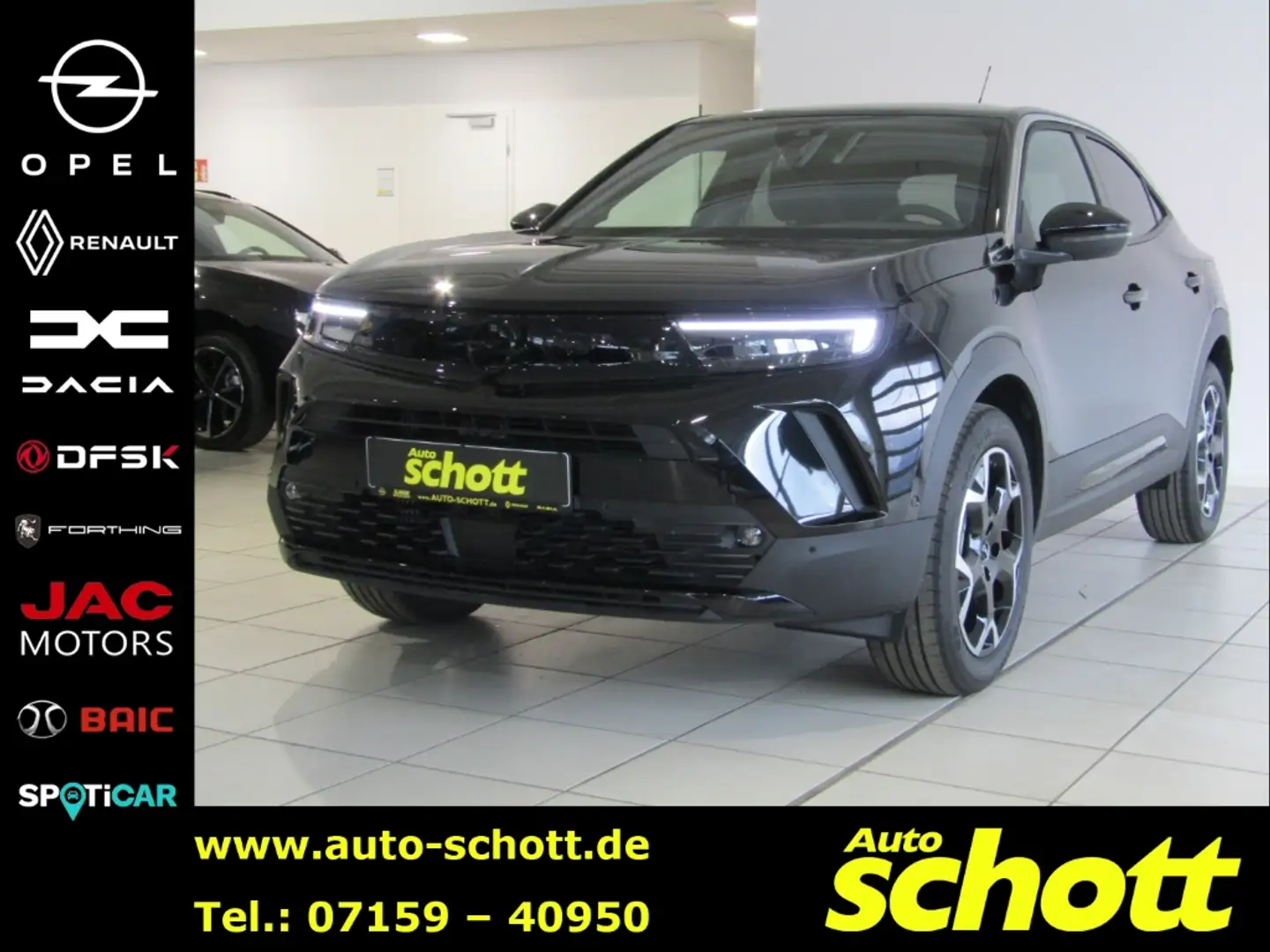 Opel Mokka Ultimate 1.2 SHZ LED APP TEMP PDC KAM Schwarz - 1