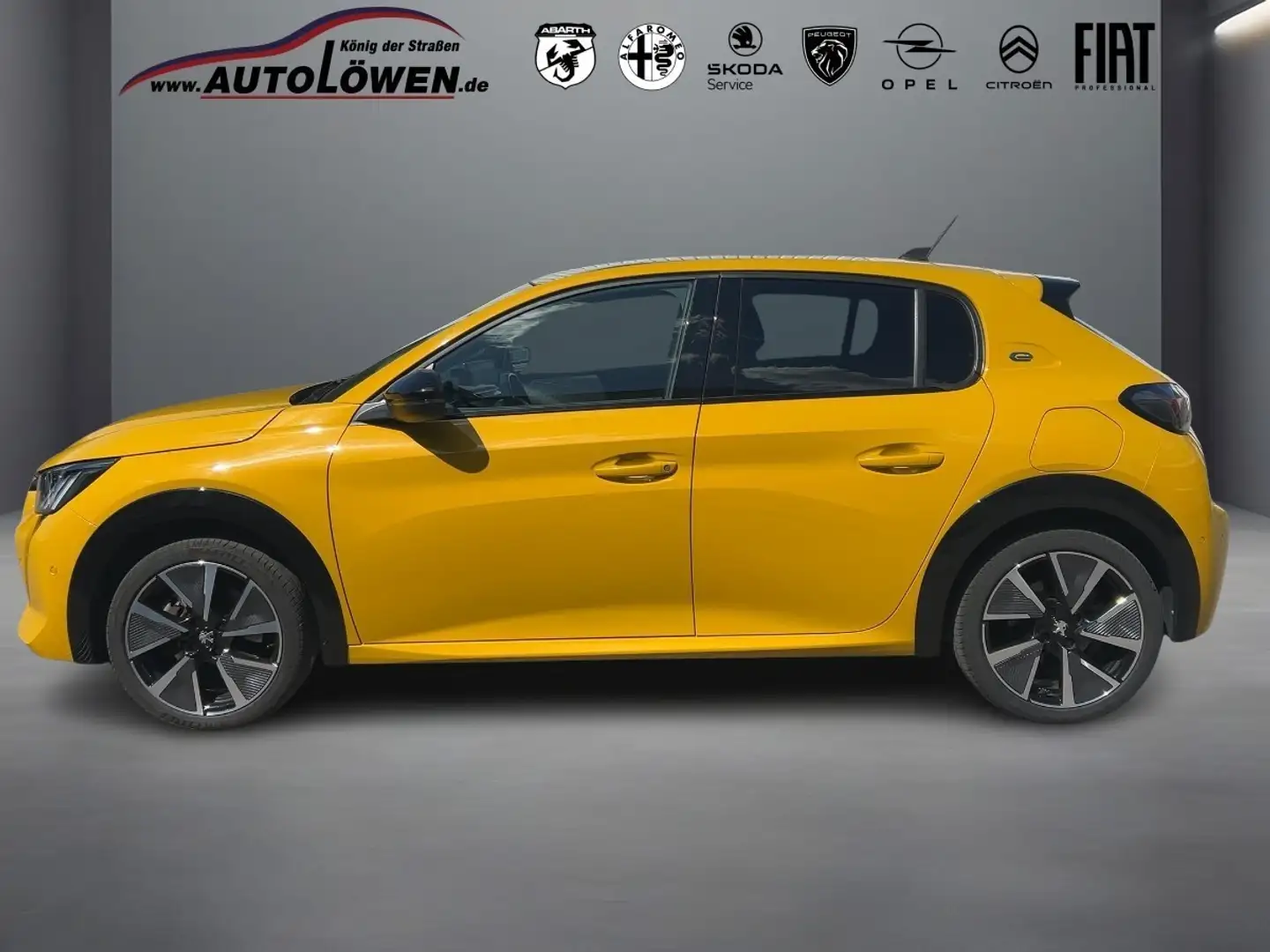 Peugeot e-208 (e-) 136 GT Gelb - 2