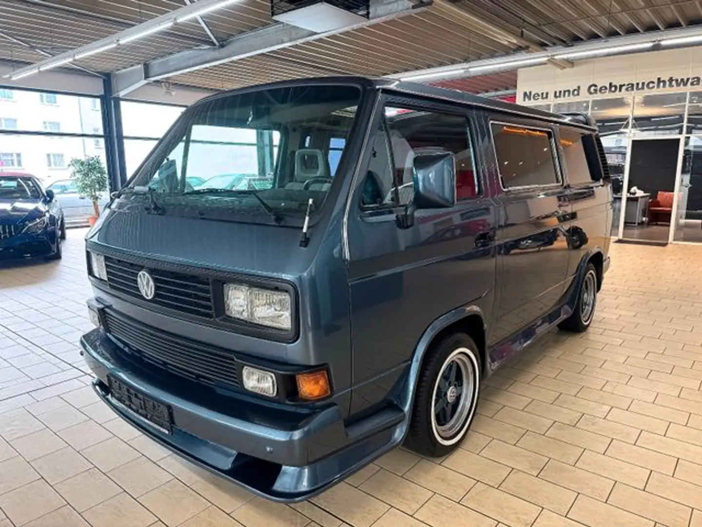 Volkswagen T3 Multivan 2.1i *PROJEKT ZWO+TEMPO+SCH.DACH* Blauw - 2