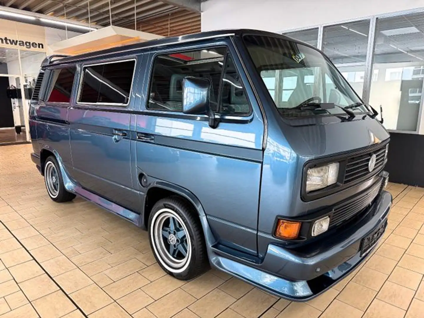 Volkswagen T3 Multivan 2.1i *PROJEKT ZWO+TEMPO+SCH.DACH* Blauw - 1