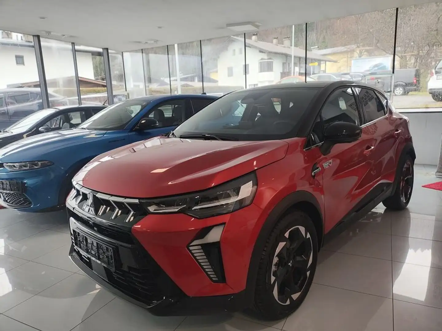 Mitsubishi ASX ASX HEV Diamond Leder Schwarz AT25 Rojo - 2