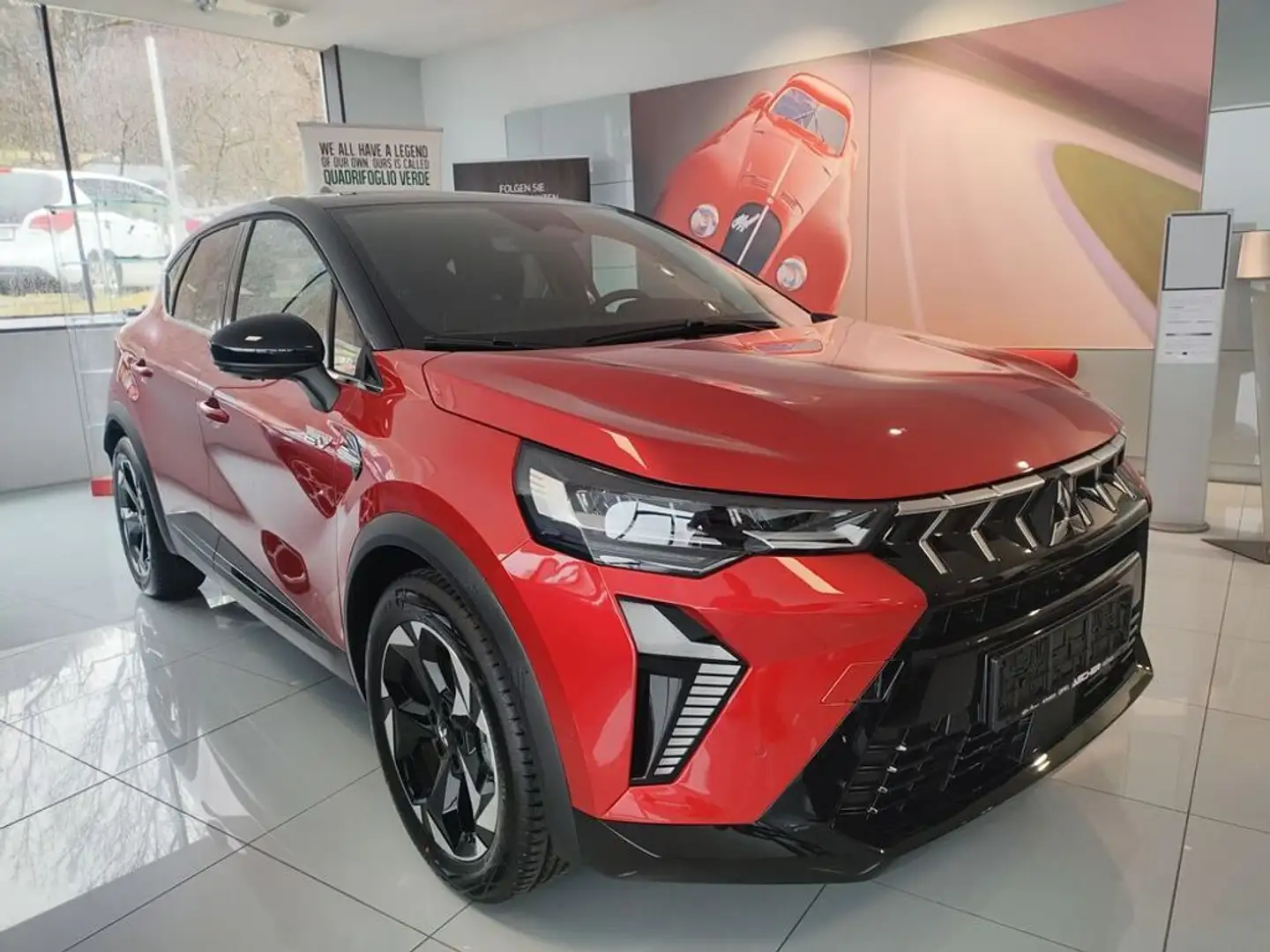 Mitsubishi ASX ASX HEV Diamond Leder Schwarz AT25 Rojo - 1