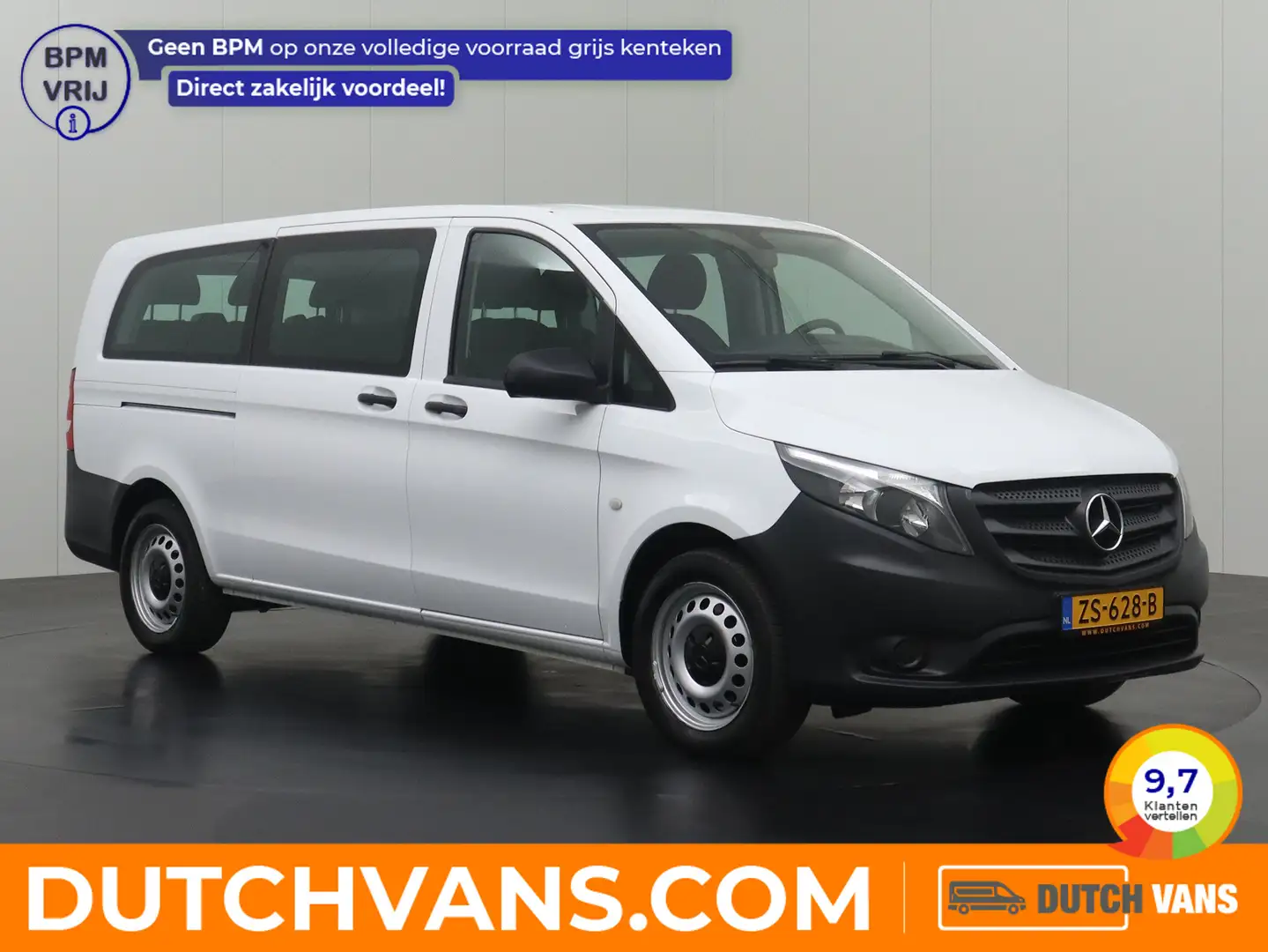 Mercedes-Benz Vito 114BlueTEC 7G-Tronic Automaat Personenbus | 9-Pers Blanc - 1