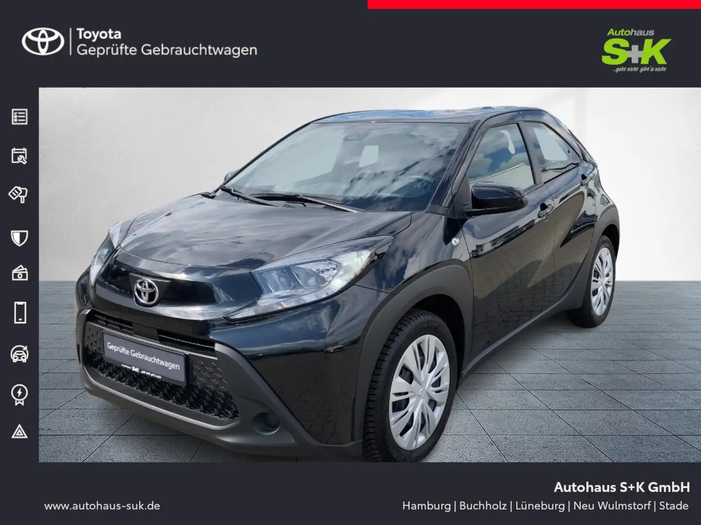 Toyota Aygo X 1.0 VVT-i Business Edition*KAMERA*SHZ*GJR* Noir - 1