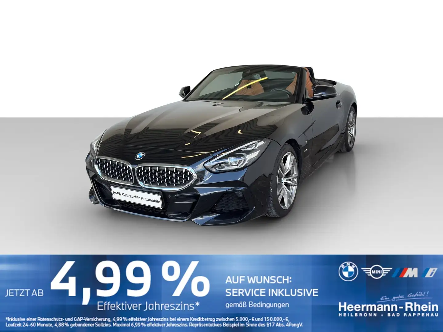 BMW Z4 sDrive20iA M Sport LiveCock.H/K.DriveAs.ParkA Noir - 2
