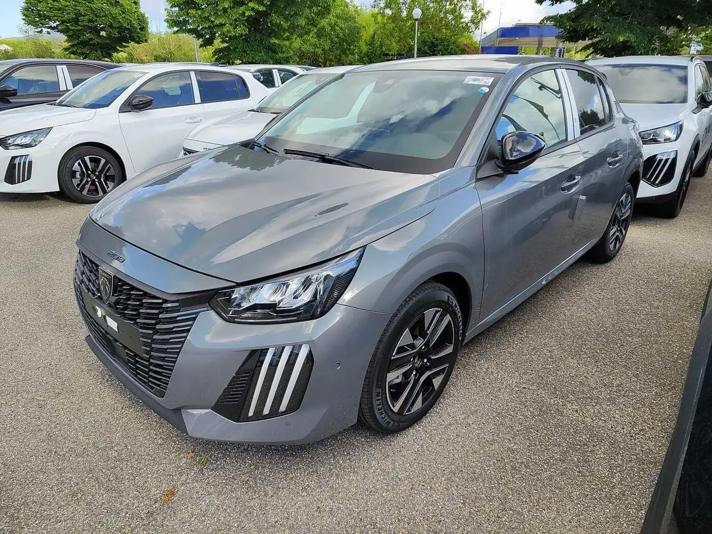 Peugeot 208 2ª serie Hybrid 100 e-DCS6 Allure - Grigio Seleniu Grigio - 1