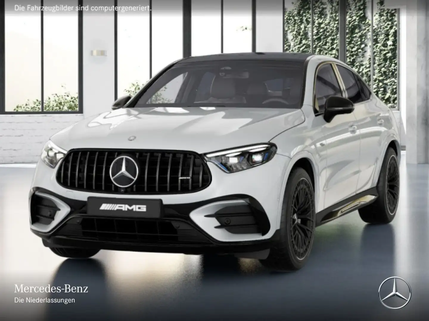 Mercedes-Benz GLC 43 AMG GLC 43 4M NIGHT+PANO+360+BURMESTER+SITZKLIMA+TOTW Bílá - 2