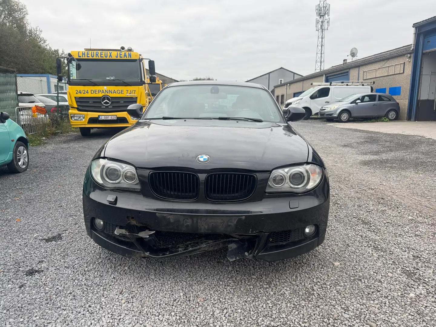 BMW 120 120 dA Noir - 1