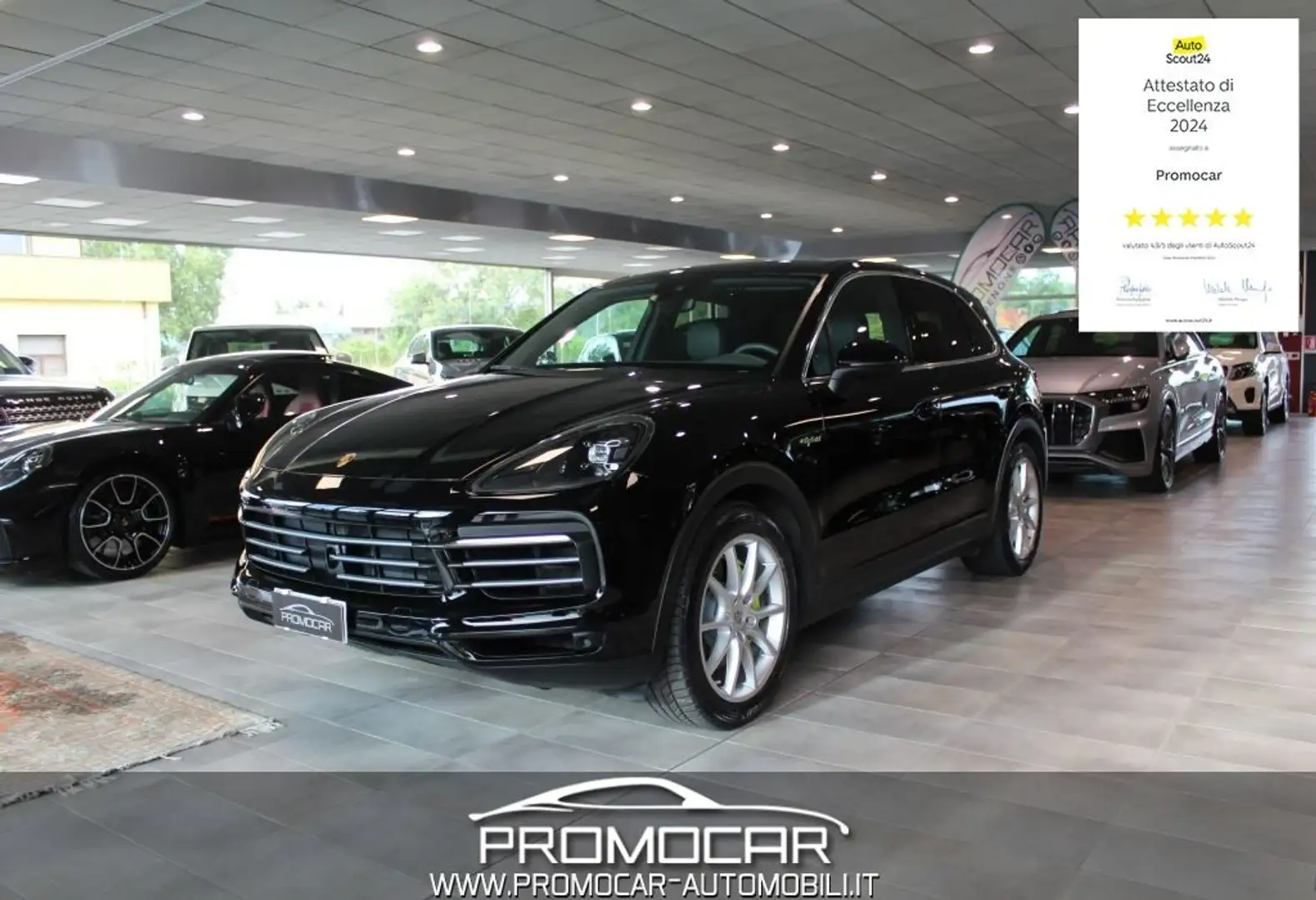 Porsche Cayenne 3.0 V6 E-Hybrid *UNIPROP*RADAR* Noir - 1